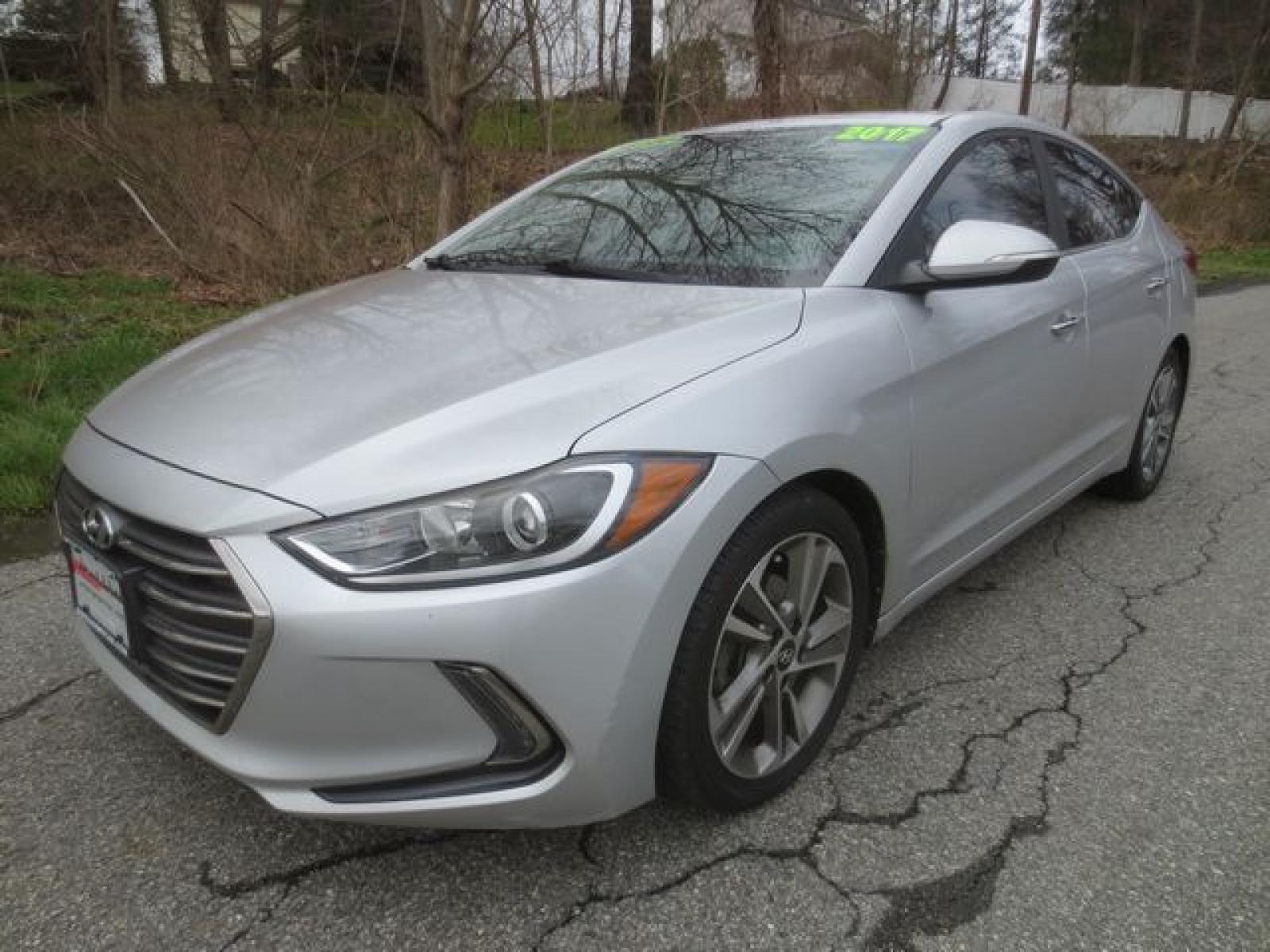 2017 Silver /GRAY Hyundai Elantra Limited (KMHD84LF6HU) with an 1.8 L 4-cylinder DOHC 16V engine, Automatic transmission, located at 270 US Route 6, Mahopac, NY, 10541, (845) 621-0895, 41.349022, -73.755280 - Photo #0